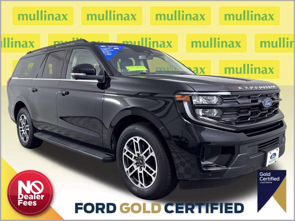 2025 Black Metallic Ford Expedition Max Active 4X4 SUV