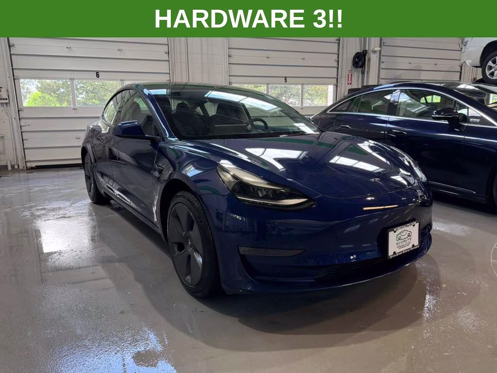 2022 Deep Blue Metallic Tesla Model 3 Long Range AWD Sedan