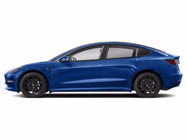 2022 Blue Tesla Model 3 Long Range AWD Sedan