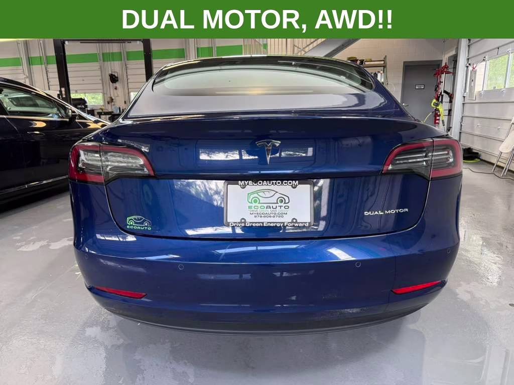 2022 Deep Blue Metallic Tesla Model 3 Long Range AWD Sedan