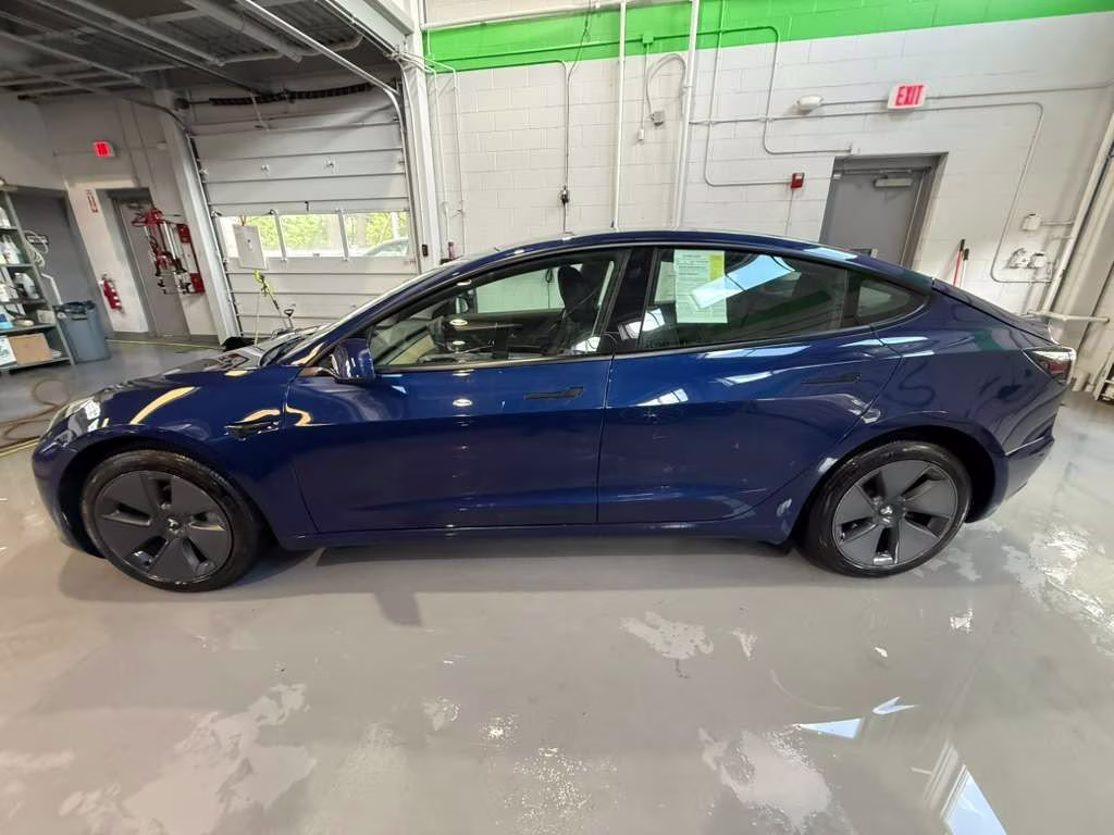 2022 Deep Blue Metallic Tesla Model 3 Long Range AWD Sedan