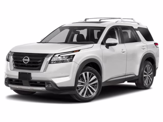 2023 Pearl White Tricoat Nissan Pathfinder Platinum 4X4 SUV