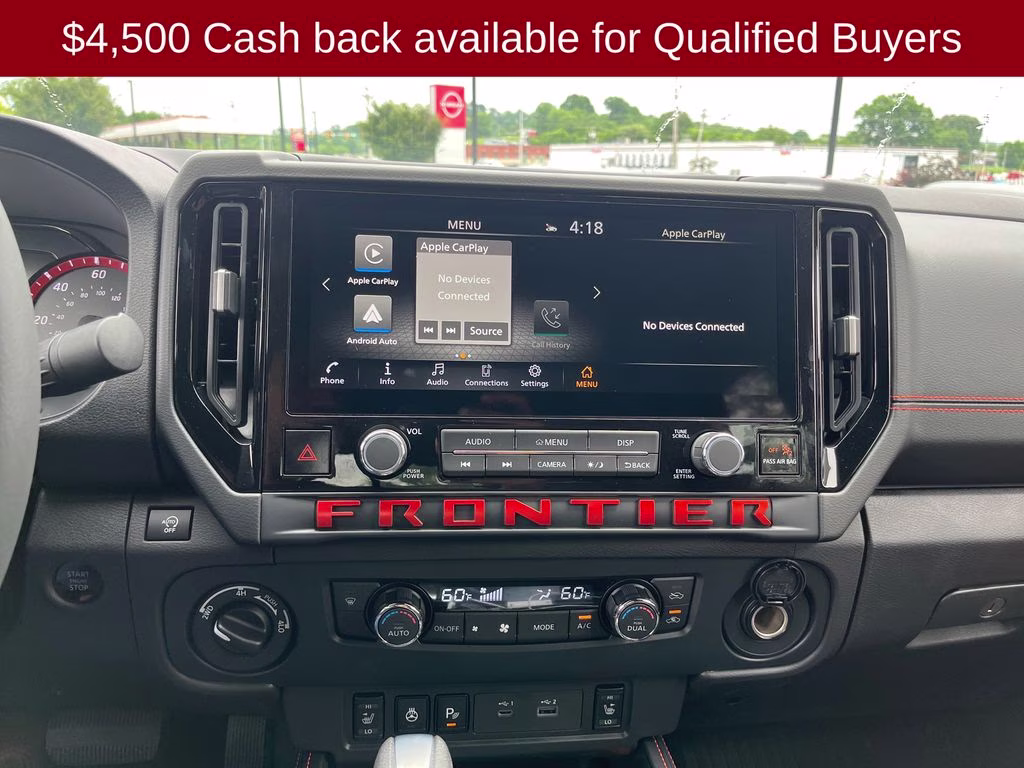 2026 Glacier White Nissan Frontier PRO-4X 4X4 Truck