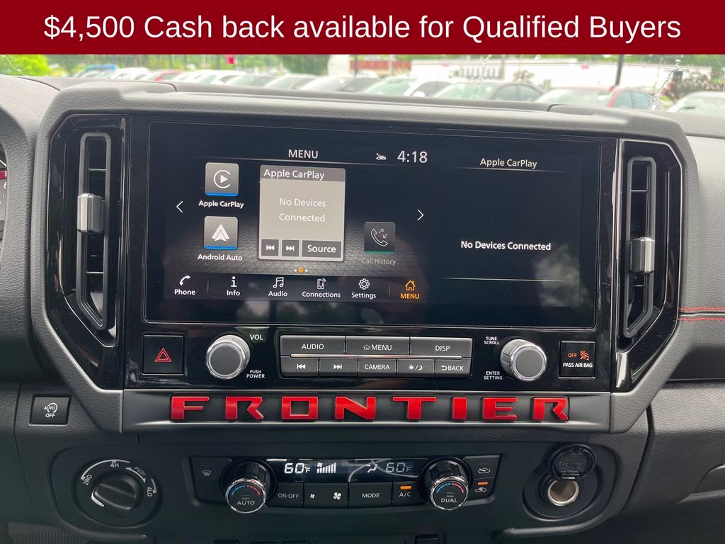 2026 Glacier White Nissan Frontier PRO-4X 4X4 Truck