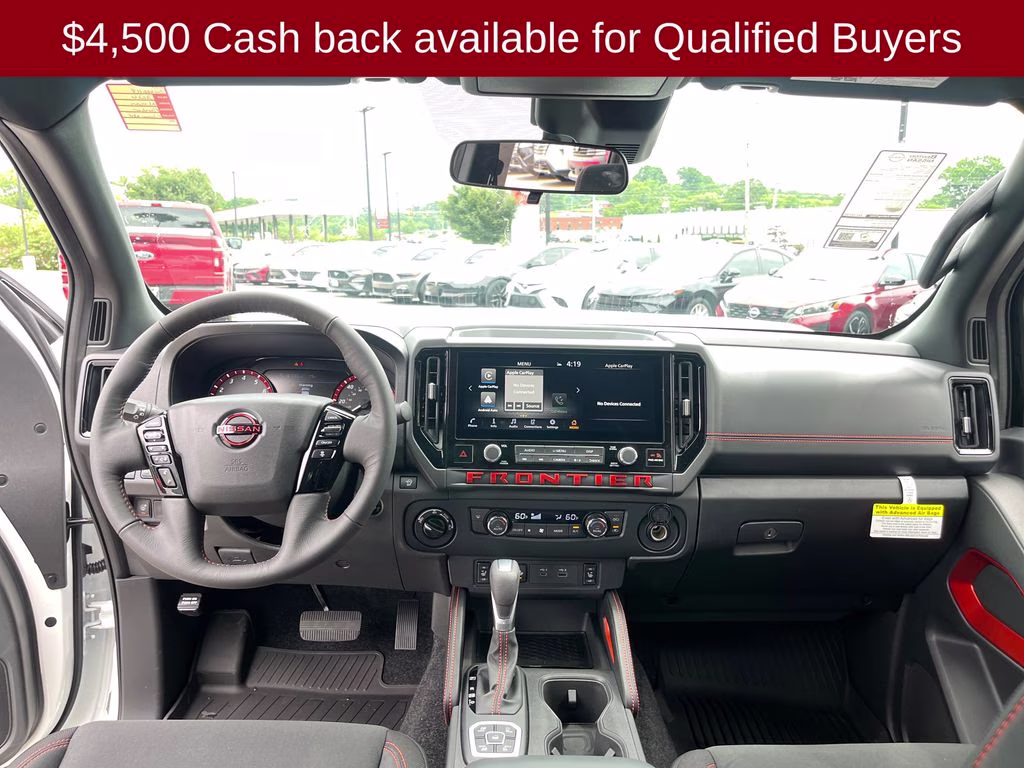 2026 Glacier White Nissan Frontier PRO-4X 4X4 Truck