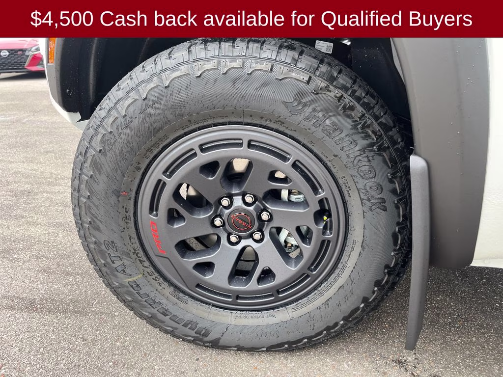 2026 Glacier White Nissan Frontier PRO-4X 4X4 Truck