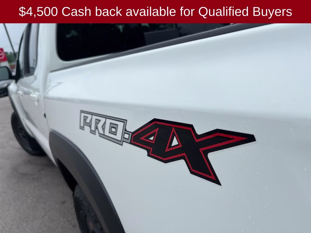 2026 Glacier White Nissan Frontier PRO-4X 4X4 Truck