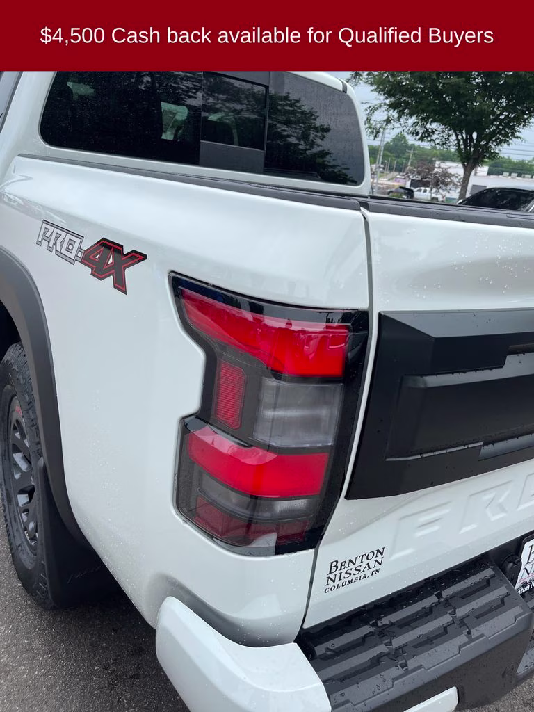 2026 Glacier White Nissan Frontier PRO-4X 4X4 Truck