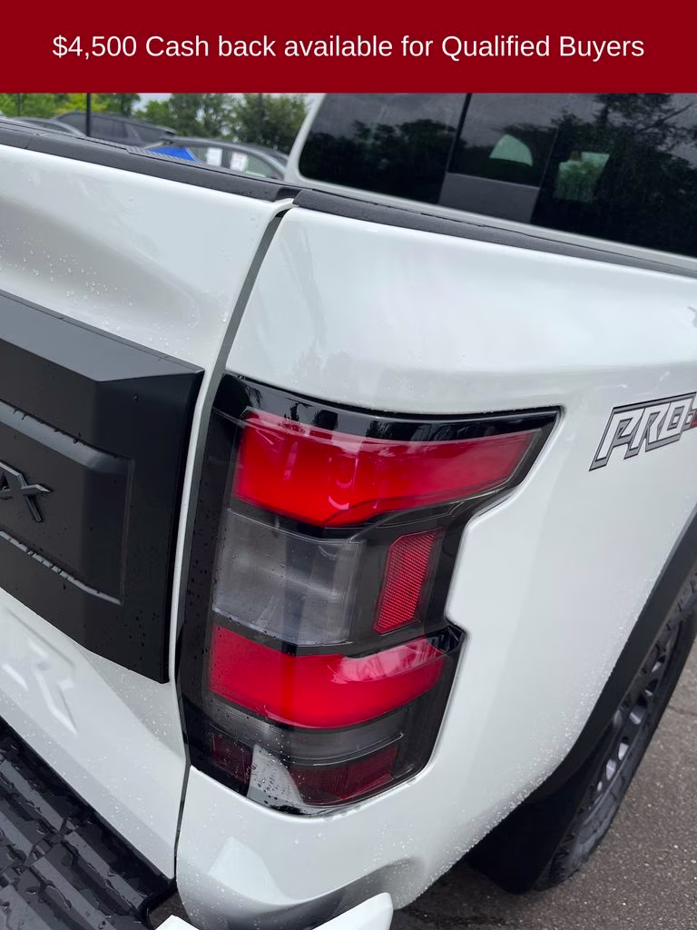 2026 Glacier White Nissan Frontier PRO-4X 4X4 Truck