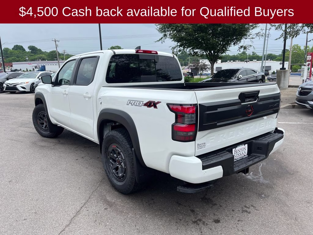 2026 Glacier White Nissan Frontier PRO-4X 4X4 Truck