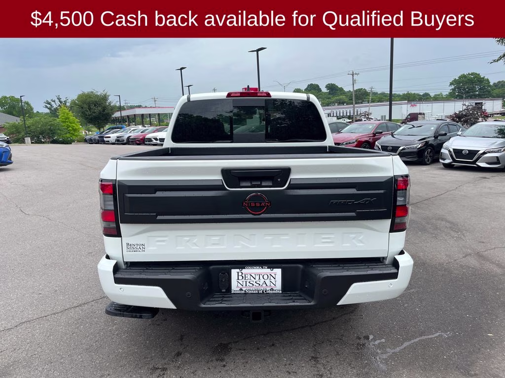 2026 Glacier White Nissan Frontier PRO-4X 4X4 Truck