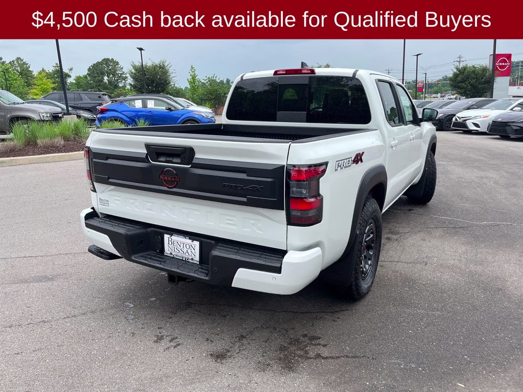 2026 Glacier White Nissan Frontier PRO-4X 4X4 Truck