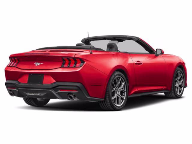 2025 Race Red Ford Mustang EcoBoost Premium RWD Convertible