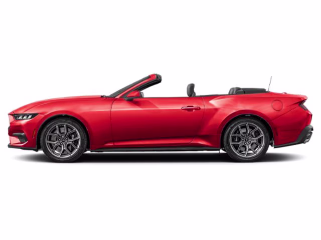 2025 Race Red Ford Mustang EcoBoost Premium RWD Convertible