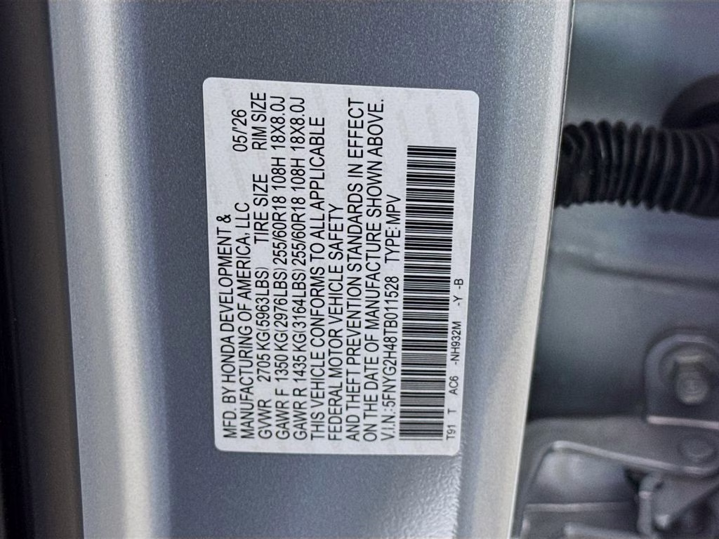 2026 Solar Silver Metallic Honda Pilot EX-L FWD SUV