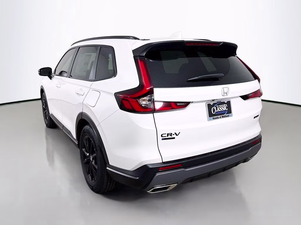 2026 Platinum White Pearl Honda CR-V Hybrid Sport FWD SUV