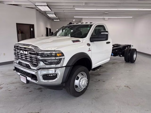 2026 Bright White Clearcoat Ram 5500HD Tradesman 4X4 Truck