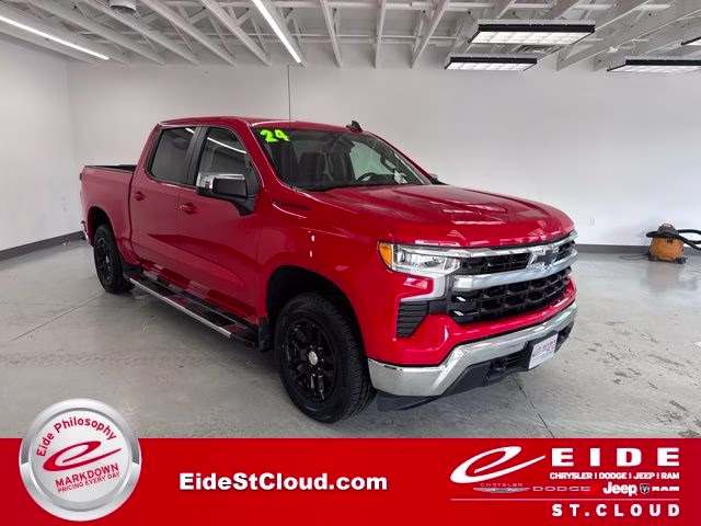2024 Red Hot Chevrolet Silverado 1500 LT 4X4 Truck