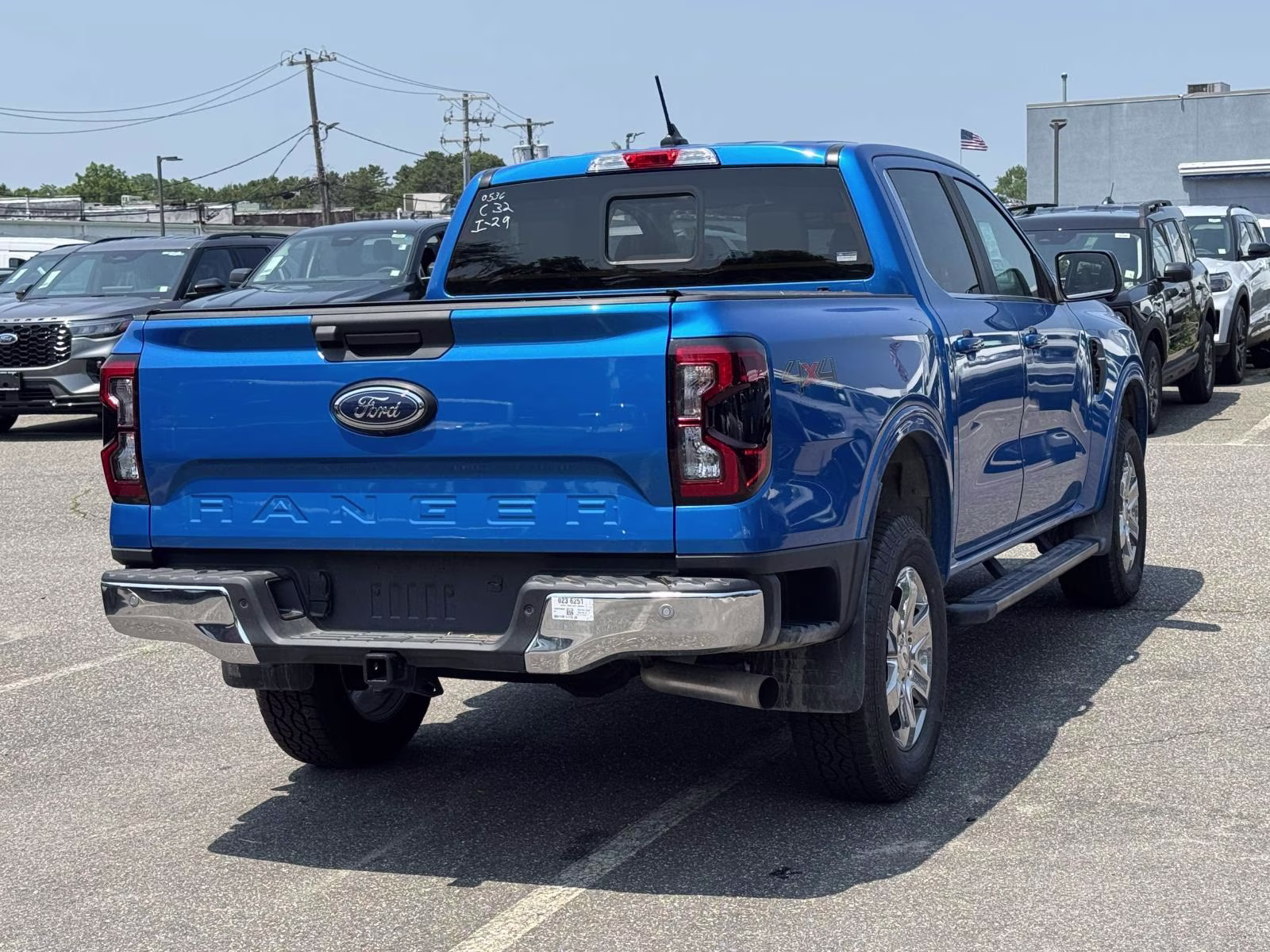 2026 Velocity Blue Metallic Ford Ranger LARIAT 4WD SuperCrew 5' Box 4X4 Truck