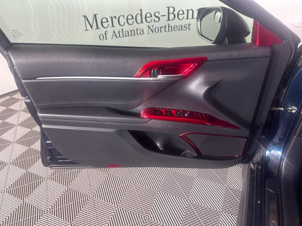 2021 Galactic Aqua Mica Toyota Camry SE FWD Sedan