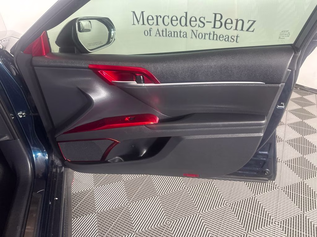2021 Galactic Aqua Mica Toyota Camry SE FWD Sedan