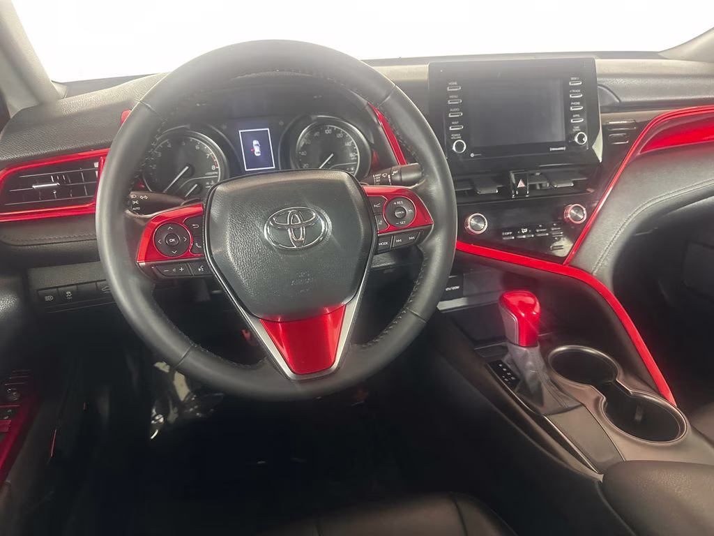 2021 Galactic Aqua Mica Toyota Camry SE FWD Sedan