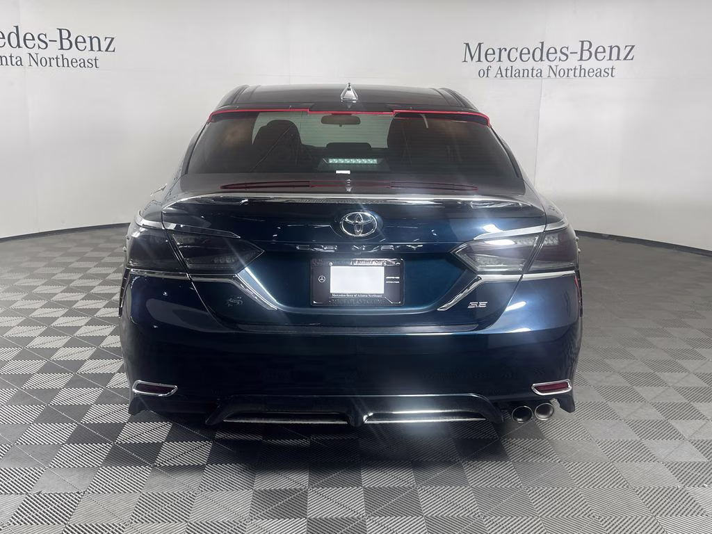 2021 Galactic Aqua Mica Toyota Camry SE FWD Sedan