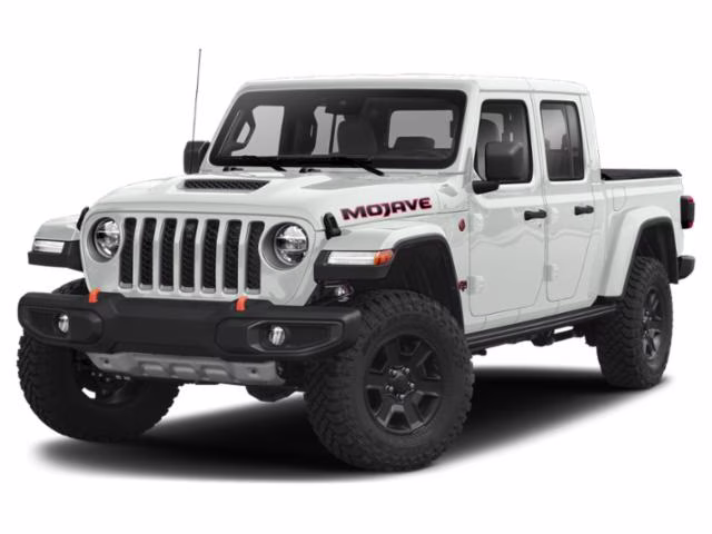 2021 Bright White Clearcoat Jeep Gladiator Mojave 4X4 Truck