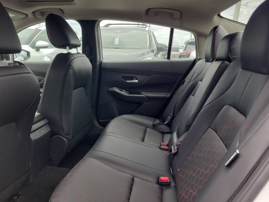 2026 Aspen White/Super Black Nissan Sentra SR FWD Sedan