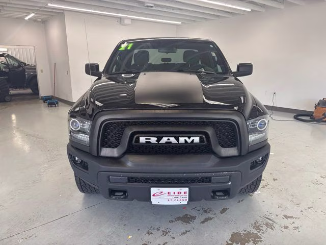2021 Diamond Black Crystal Pearlcoat Ram 1500 Warlock 4X4 Truck