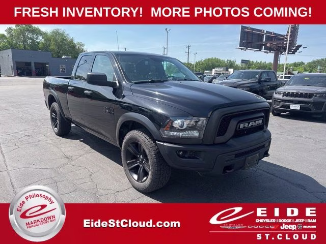 2021 Diamond Black Crystal Pearlcoat Ram 1500 Warlock 4X4 Truck