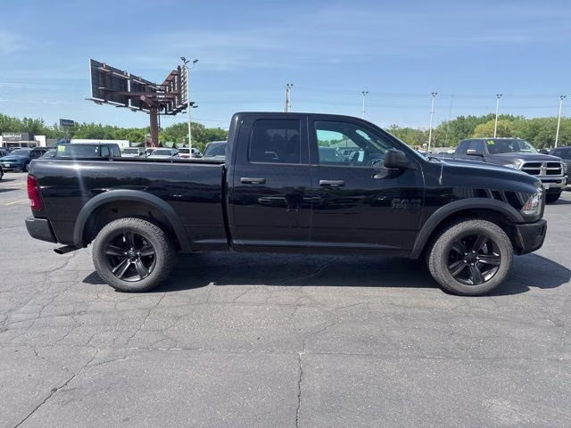 2021 Diamond Black Crystal Pearlcoat Ram 1500 Warlock 4X4 Truck