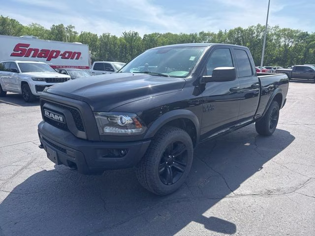 2021 Diamond Black Crystal Pearlcoat Ram 1500 Warlock 4X4 Truck