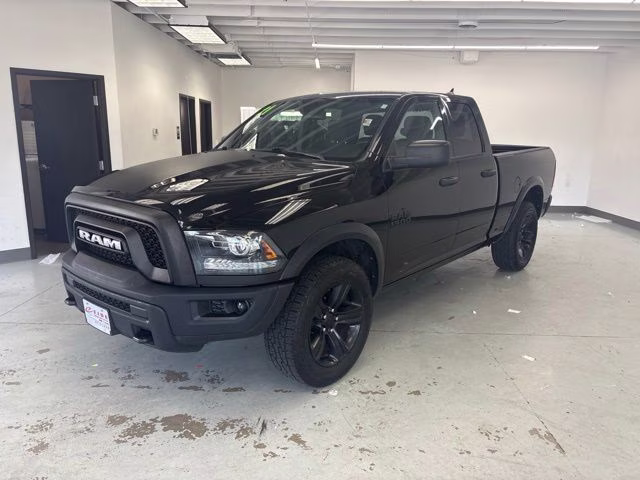 2021 Diamond Black Crystal Pearlcoat Ram 1500 Warlock 4X4 Truck