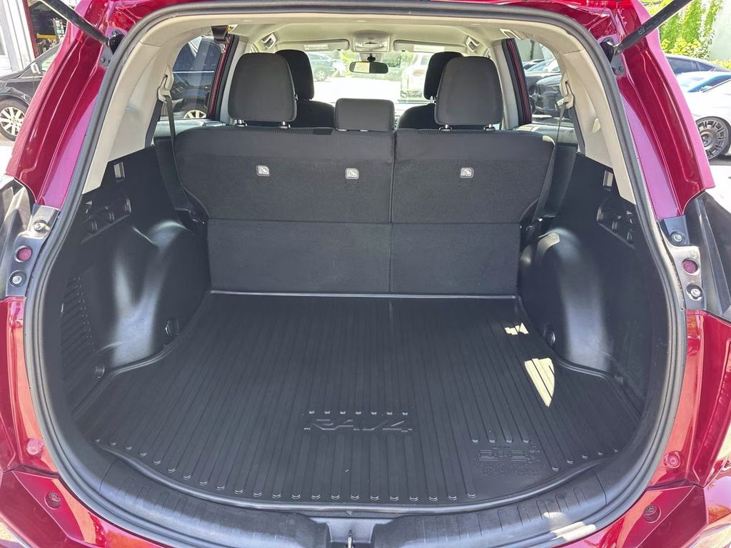 2018 Burgundy Toyota RAV4 LE FWD SUV