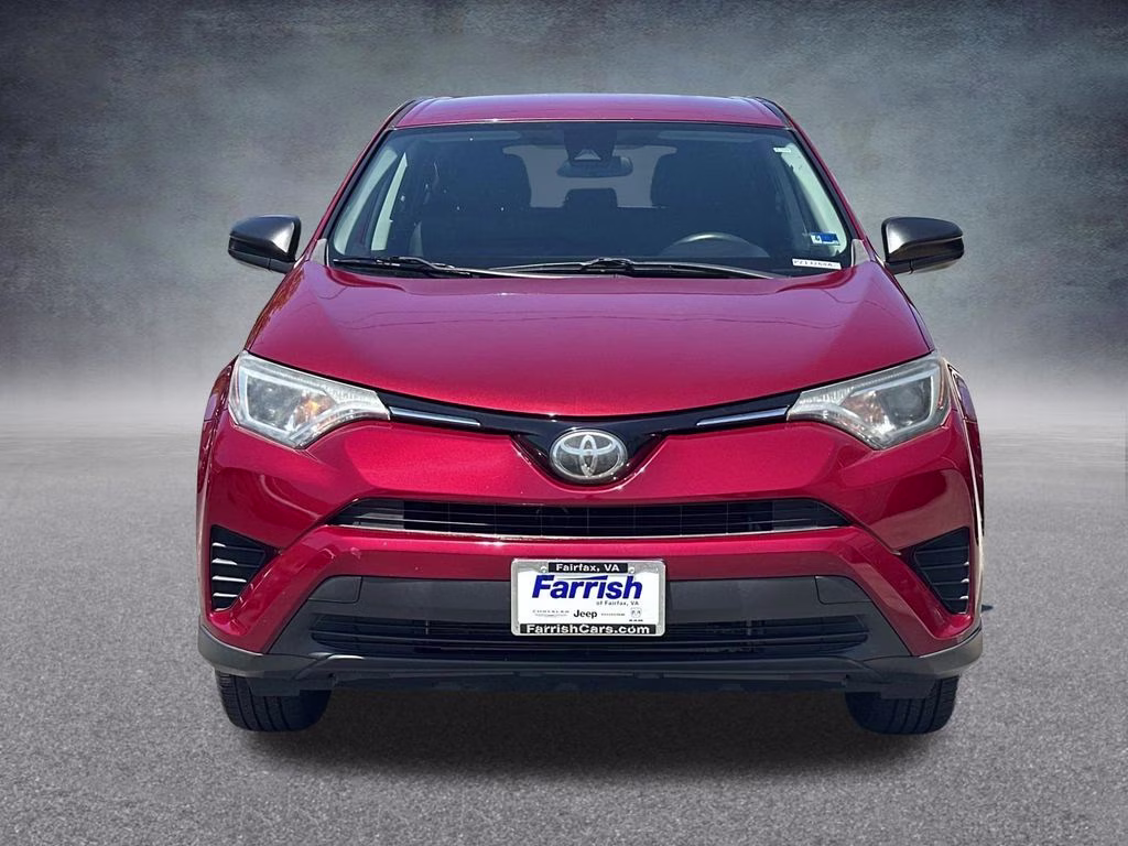 2018 Burgundy Toyota RAV4 LE FWD SUV