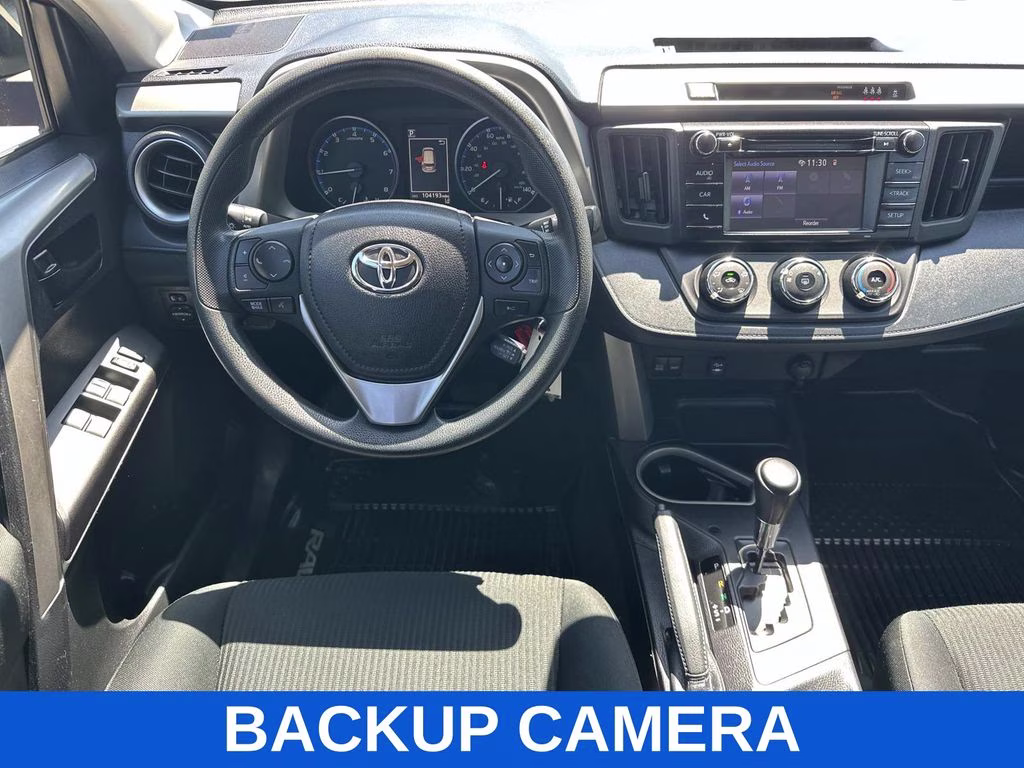 2018 Burgundy Toyota RAV4 LE FWD SUV