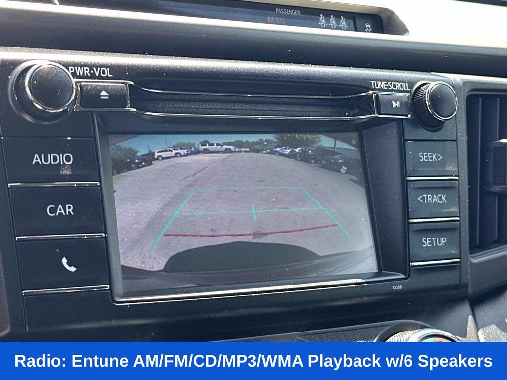 2018 Burgundy Toyota RAV4 LE FWD SUV