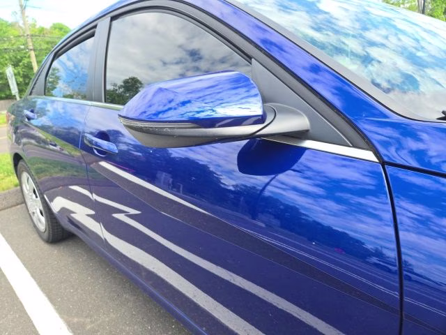 2021 Intense Blue Hyundai Elantra Limited FWD Sedan