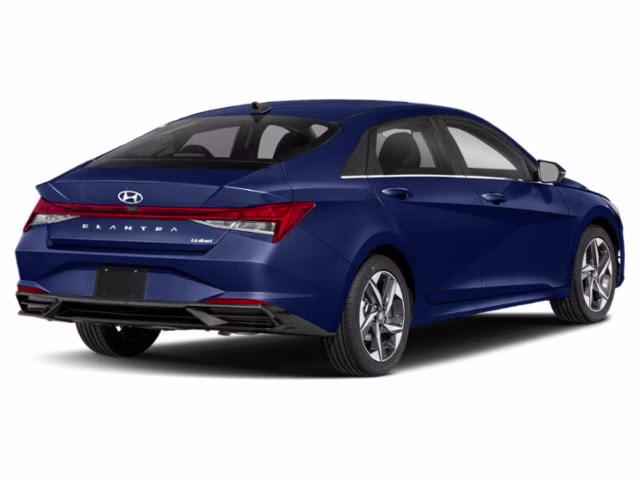 2021 Intense Blue Hyundai Elantra Limited FWD Sedan