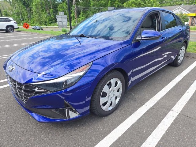 2021 Intense Blue Hyundai Elantra Limited FWD Sedan