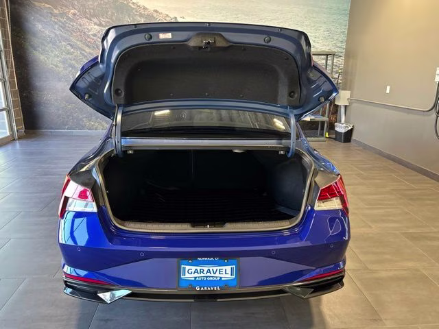 2021 Intense Blue Hyundai Elantra Limited FWD Sedan