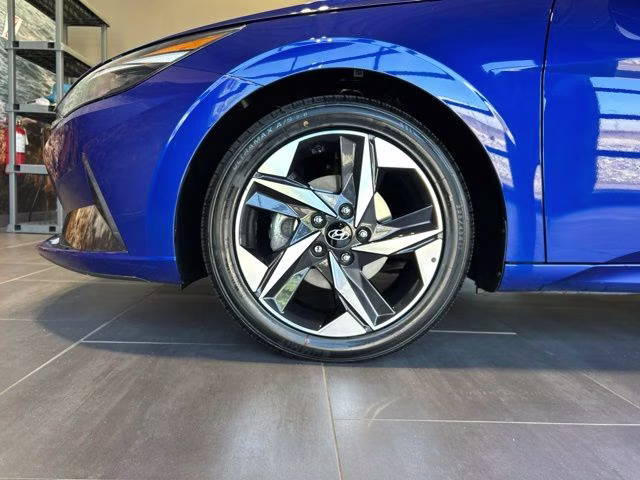 2021 Intense Blue Hyundai Elantra Limited FWD Sedan