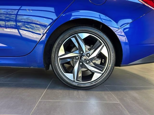 2021 Intense Blue Hyundai Elantra Limited FWD Sedan