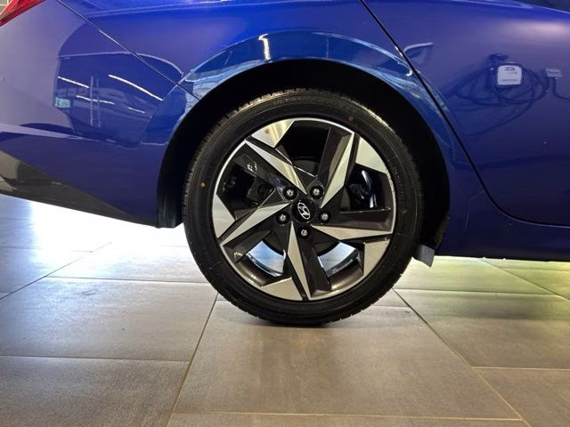 2021 Intense Blue Hyundai Elantra Limited FWD Sedan