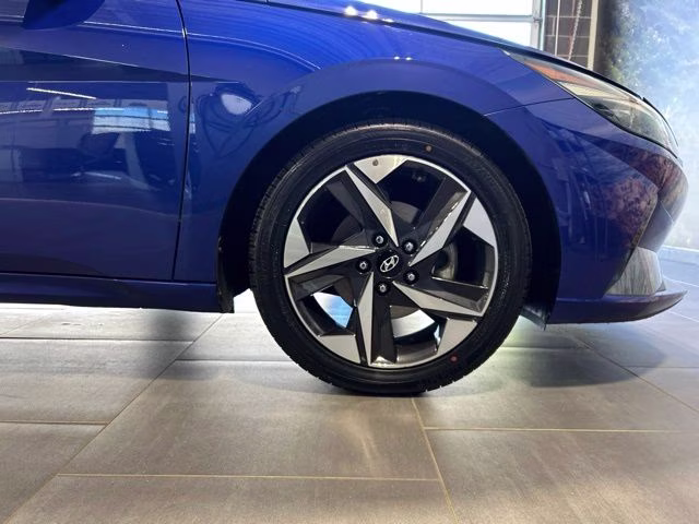 2021 Intense Blue Hyundai Elantra Limited FWD Sedan