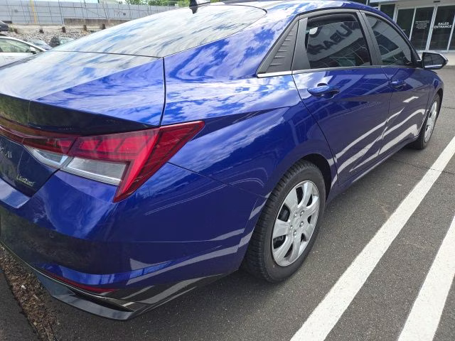 2021 Intense Blue Hyundai Elantra Limited FWD Sedan