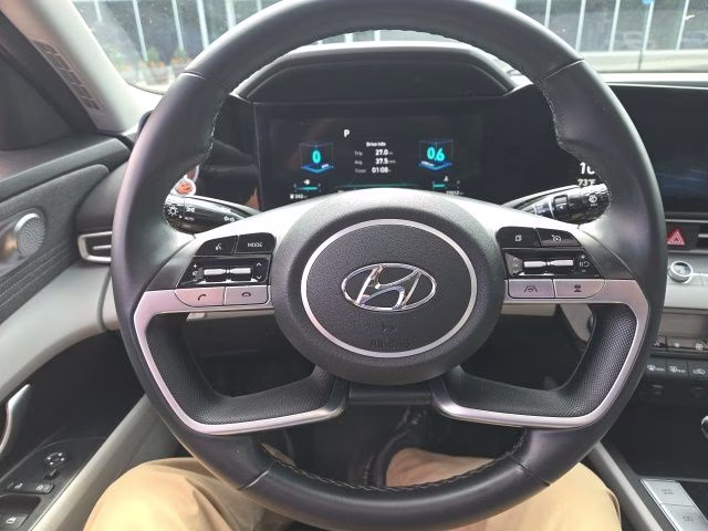 2021 Intense Blue Hyundai Elantra Limited FWD Sedan
