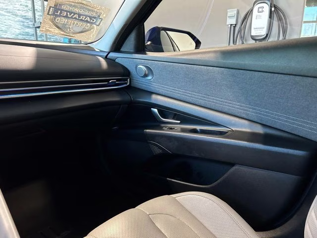 2021 Intense Blue Hyundai Elantra Limited FWD Sedan