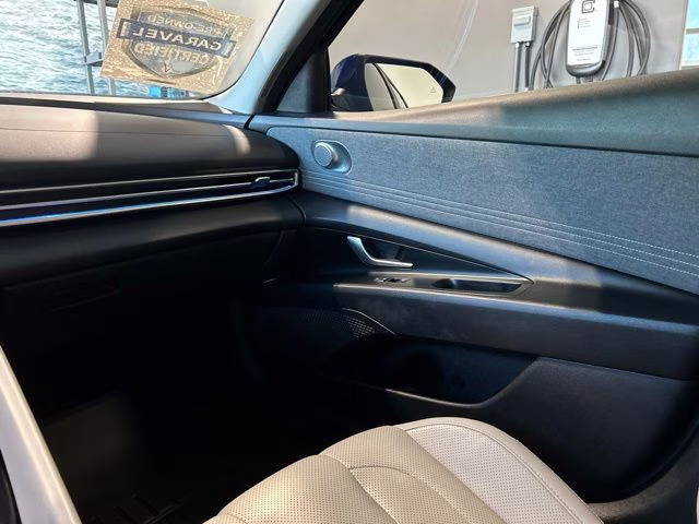 2021 Intense Blue Hyundai Elantra Limited FWD Sedan